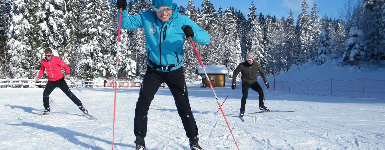 Moniteur de ski de fond à Serre Chevalier