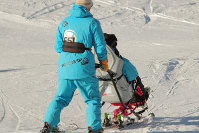 Cours de handiski à Serre Chevalier